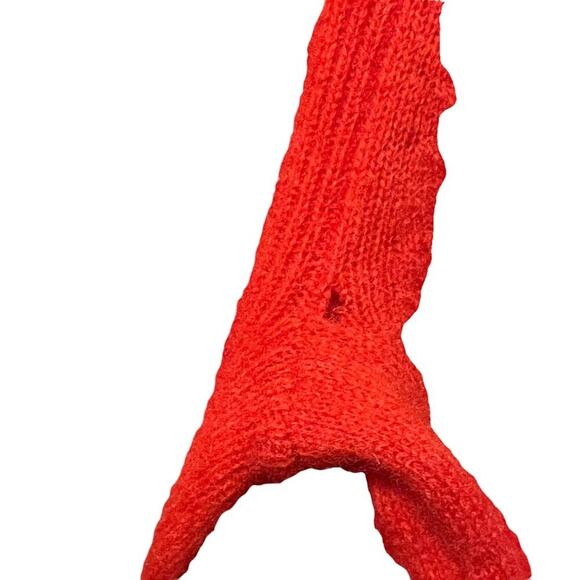 Saks Fifth Avenue Red Cashmere V-Neck Sweater - Picture 6 of 11